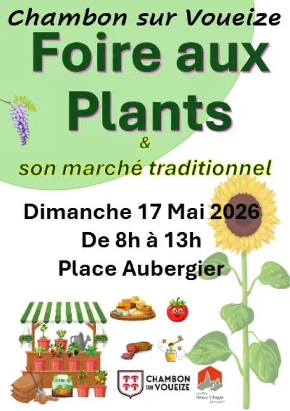 17 mai 2026, Foire aux Plants, Chambon sur Voueize (23) Visuel